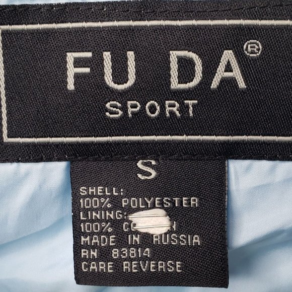 FUDA International Windbreaker Jacket Women’s Color Panel Soft Cotton Lined S - Picture 5 of 5